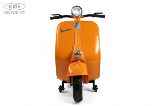 Детский электроскутер VESPA (M888MM) оранжевый