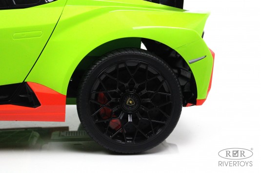 Детский электромобиль Lamborghini Huracán STO (E888EE) зеленый