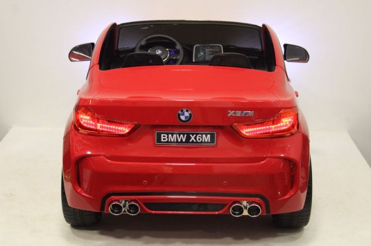 Детский электромобиль BMW X6M (JJ2168) красный