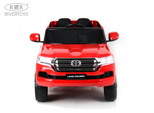 Детский электромобиль Toyota Land Cruiser 200 (JJ2022) красный глянец