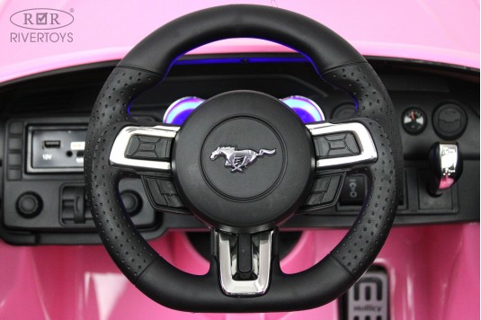 Детский электромобиль Ford Mustang GT (A222MP) розовый