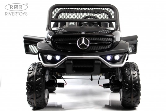 Детский электромобиль Mercedes-Benz Unimog Concept (P555BP) черный глянец