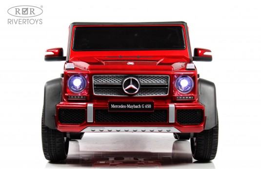 Детский электромобиль Mercedes-Benz Maybach G650 (T101TT) красный глянец