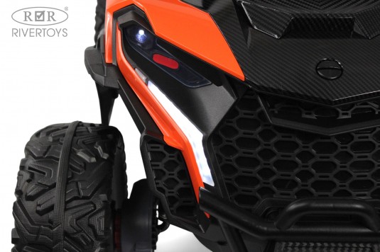 Детский электромобиль K555KK 4WD 24V оранжевый