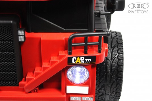 Детский электромобиль C444CC темно-красный