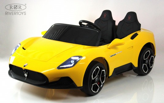 Детский электромобиль Maserati MC20 (P111PP) желтый глянец