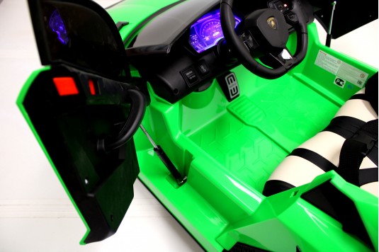 Детский электромобиль Lamborghini Aventador SVJ (A111MP) зеленый