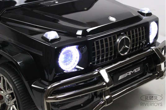 Детский электромобиль Mercedes-AMG G63 4WD (S307) черный глянец
