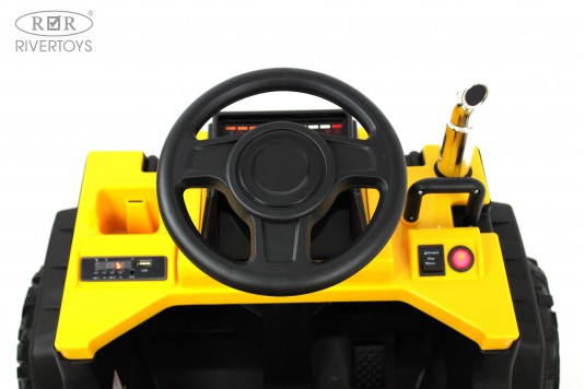 Детский электромобиль T090TT желтый