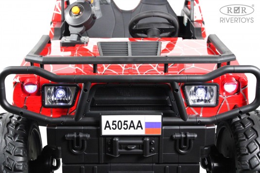 Детский электромобиль A505AA-LUX красный спайдер Детский электромобиль A505AA-LUX красный спайдер