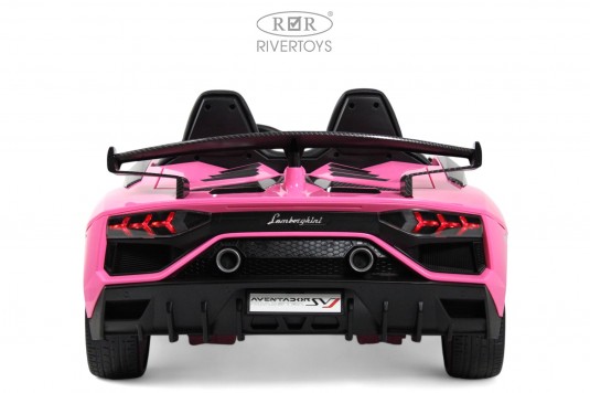 Детский электромобиль Lamborghini Aventador SVJ (A111MP) розовый
