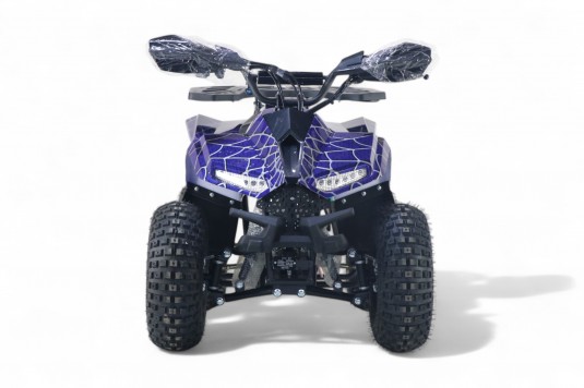 Детский квадроцикл LEON 49CC синий спайдер