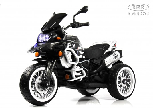 Детский электромотоцикл М111БХ черный
