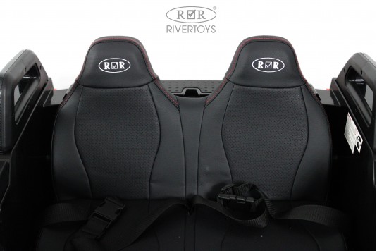 Детский электромобиль A707AA LUX NEW 4WD черный карбон