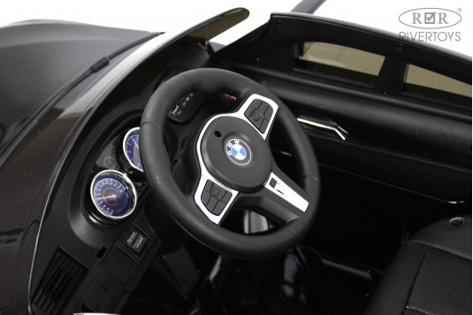 Детский электромобиль BMW6 GT (JJ2164) черный глянец