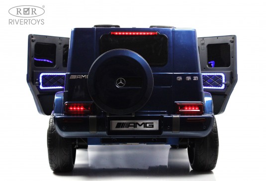 Детский электромобиль Mercedes-AMG G63 (G111GG) синий глянец