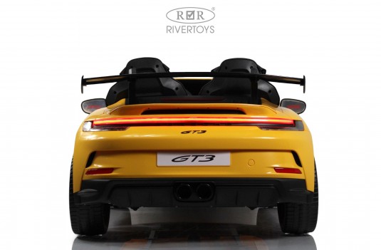 Детский электромобиль Porsche 911 GT3 (Y911YY) желтый Детский электромобиль Porsche 911 GT3 (Y911YY) желтый