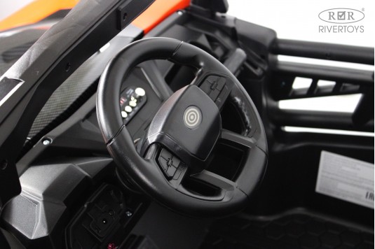 Детский электромобиль K555KK 4WD 24V оранжевый