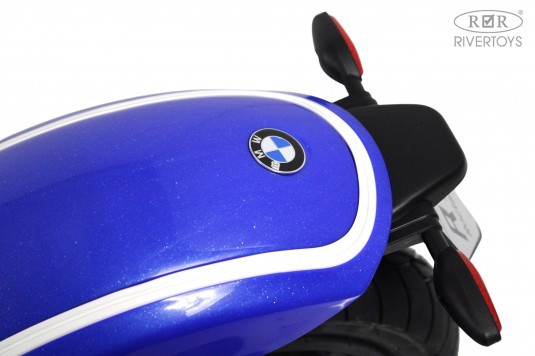 Детский электромотоцикл BMW R18 (A777AA-NEW) синий Детский электромотоцикл BMW R18 (A777AA-NEW) синий