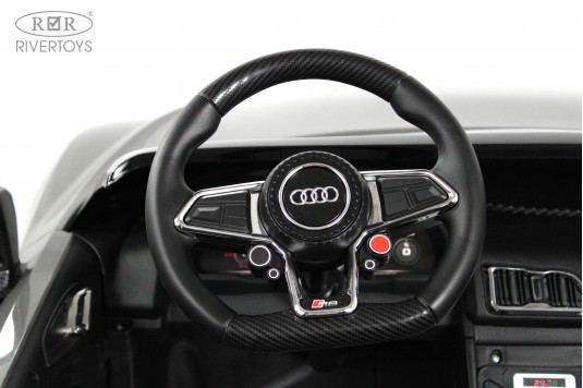 Детский электромобиль AUDI R8 (M333MM) серый