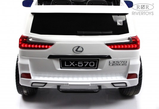 Детский электромобиль Lexus 570 (E555EE) белый