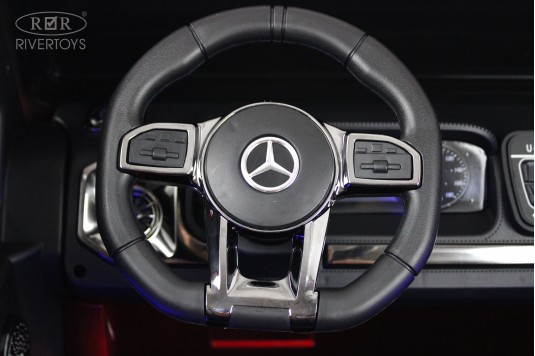 Детский электромобиль Mercedes-AMG G63 (G111GG) красный глянец
