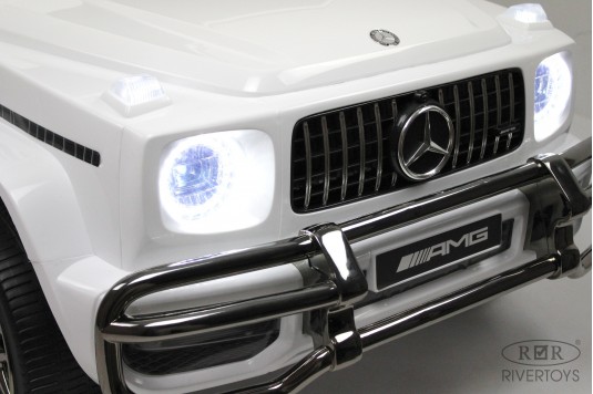 Детский электромобиль Mercedes-AMG G63 (S307) белый