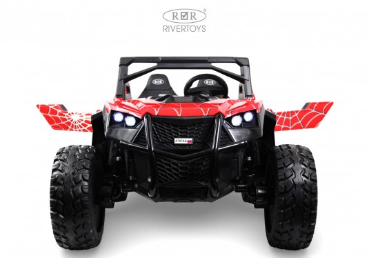 Детский электромобиль A707AA LUX NEW 4WD красный спайдер