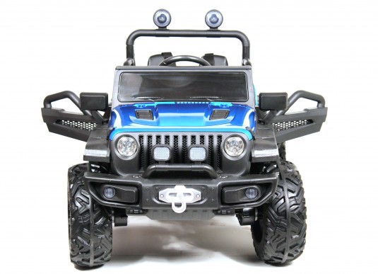 Детский электромобиль C555CC 4WD синий глянец