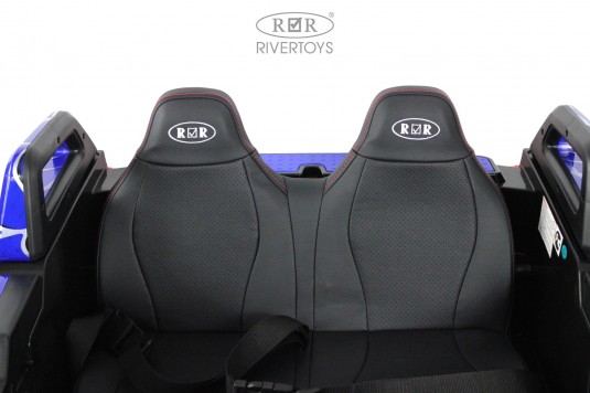 Детский электромобиль A707AA LUX NEW 4WD синий спайдер