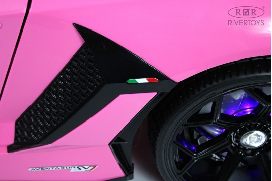Детский электромобиль Lamborghini Aventador SVJ (A111MP) розовый