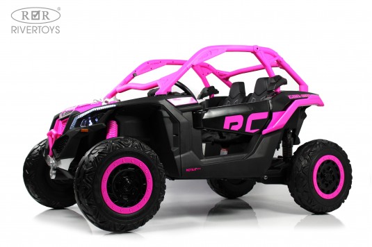 Детский электромобиль BRP Can-Am Maverick (Y111YY) темно-розовый