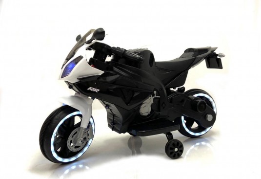 Детский электромотоцикл X002XX черно-белый