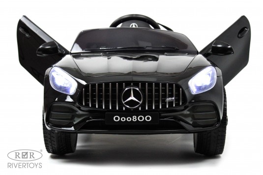 Детский электромобиль Mercedes-Benz GT (O008OO) черный глянец