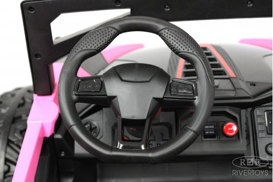 Детский электромобиль A999AA розовый