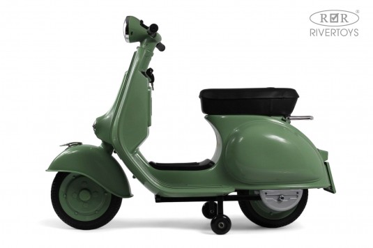 Детский электроскутер VESPA (M888MM) зеленый