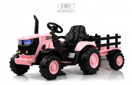 Детский электромобиль O555OO розовый