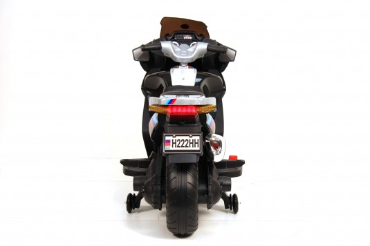 Детский электромотоцикл H222HH черный