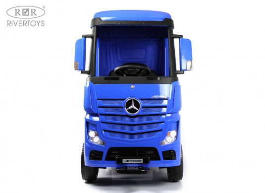 Детский электромобиль Mercedes-Benz Actros 4WD (HL358) синий