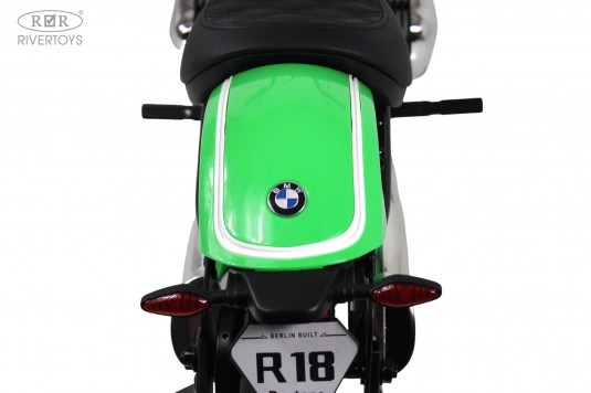 Детский электромотоцикл BMW R18 (A777AA-NEW) зеленый 