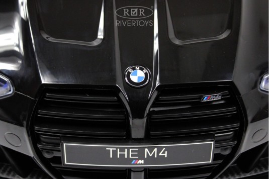 Детский электромобиль BMW M4 (A004AA) черный глянец