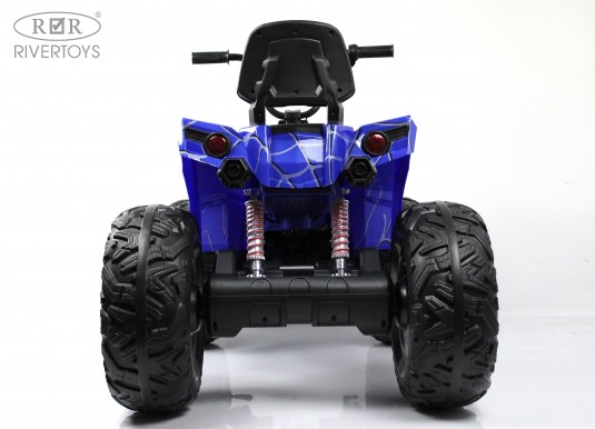 Детский электроквадроцикл A111AA 4WD синий Spider