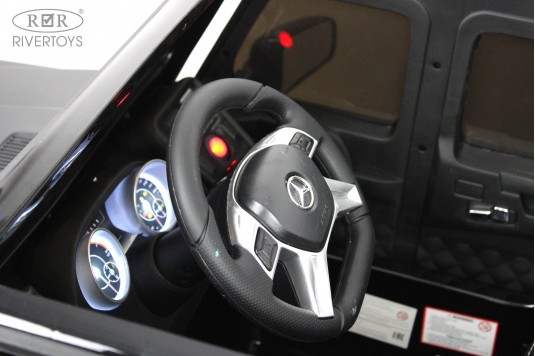 Детский электромобиль Мercedes-Benz AMG G65 4WD черный глянец