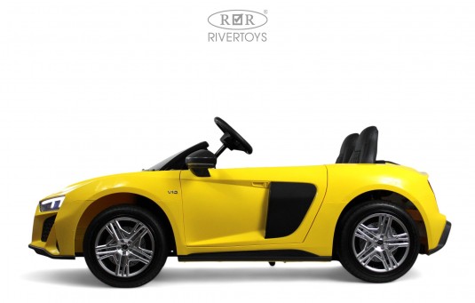 Детский электромобиль AUDI R8 (M333MM) желтый