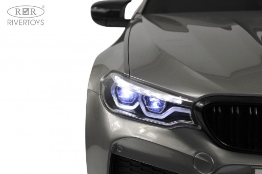Детский электромобиль BMW M5 Competition (A555MP) серый глянец