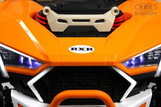 Детский электромобиль E001EE оранжевый