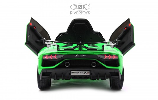 Детский электромобиль Lamborghini Aventador SVJ (A333MP) зеленый