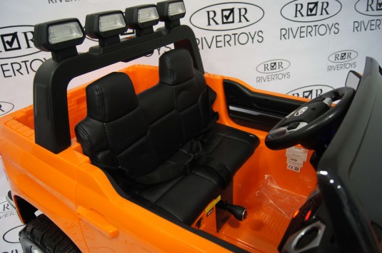 Детский электромобиль Toyota Tundra Mini (JJ2266) оранжевый