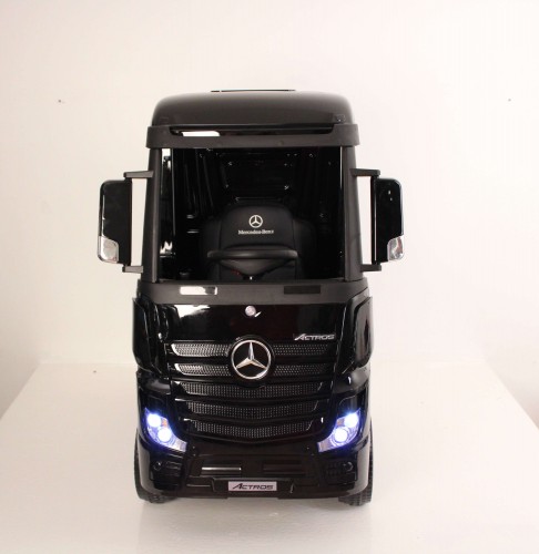 Детский электромобиль Mercedes-Benz Actros 4WD с прицепом (HL358) черный