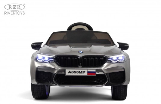 Детский электромобиль BMW M5 Competition (A555MP) серый глянец